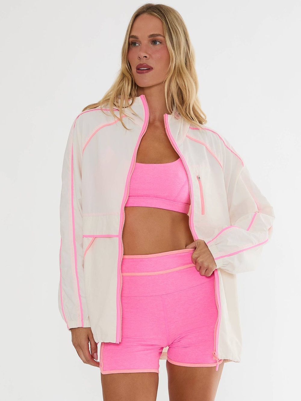 Beach Riot Mel Jacket in Shoreline Colorblock